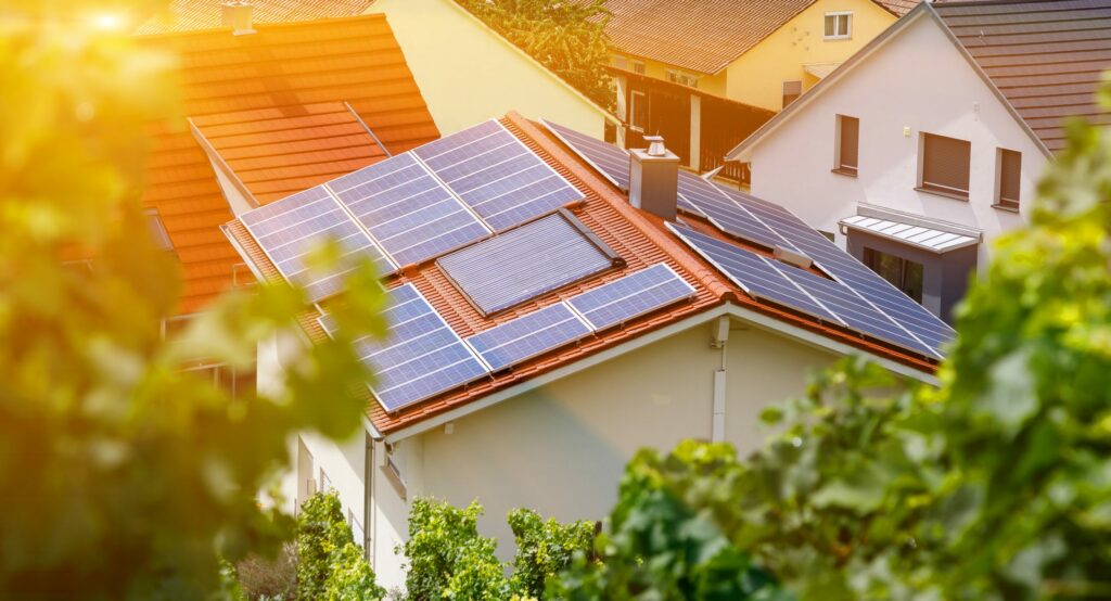 Photovoltaikanlage auf Hausdach