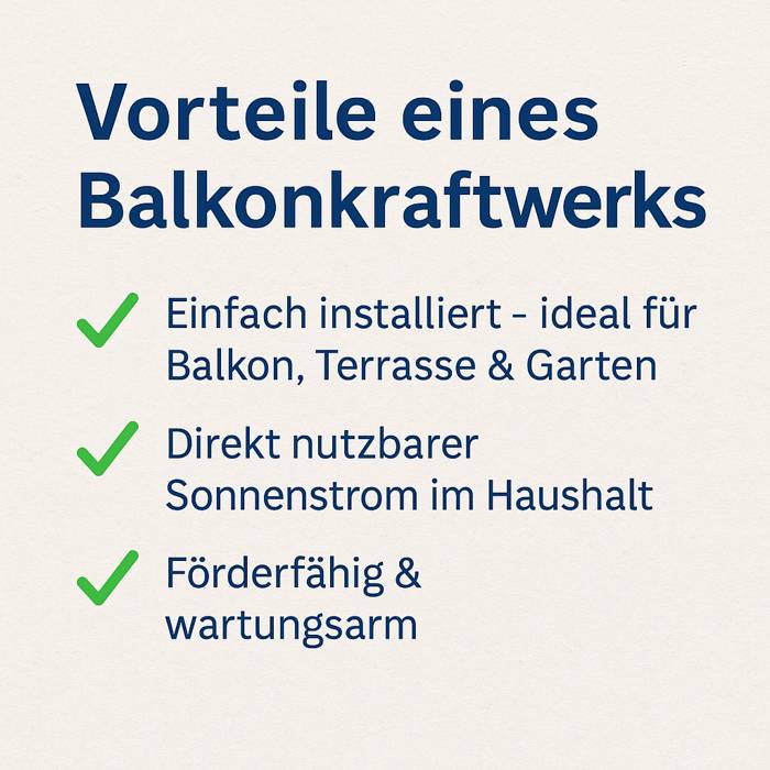 Vorteile von Balkonkraftwerken in Tirol